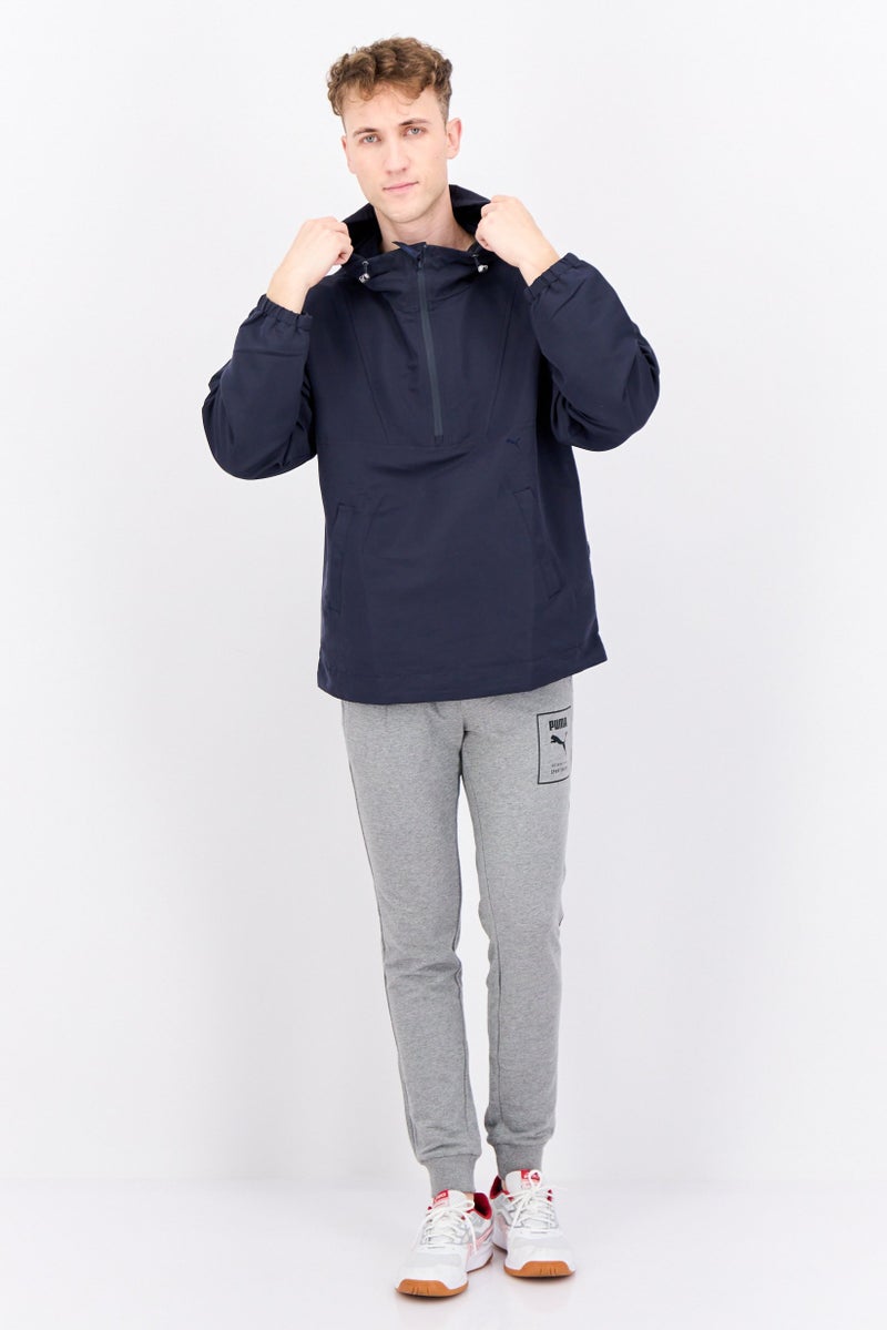 PUMA جاكيت رياضي للرجال بفتحة نصفية، ليلي فارسي - Image 4